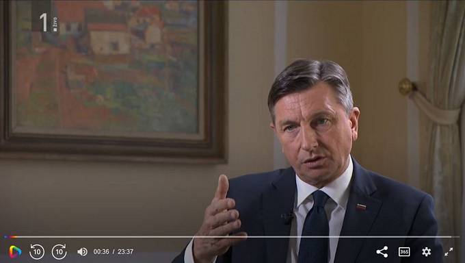 Pogovor predsednika republike za Studio City